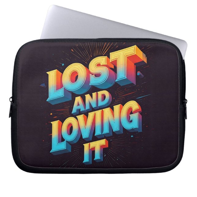 Housse Pour Ordinateur Portable Lost and Lost It (Devant)