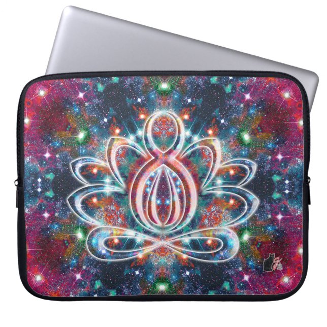 Housse Pour Ordinateur Portable Lotus Zen Éblouissant (Devant)