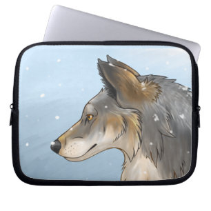 Housse Pour Ordinateur Portable Loup du Nord-Ouest
