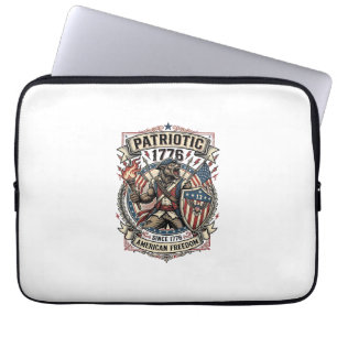 Housse Pour Ordinateur Portable Loup-garou patriotique Patriote Horreur Monstre Pa