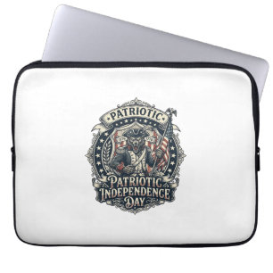 Housse Pour Ordinateur Portable Loup-garou patriotique Patriote Horreur Monstre Pa