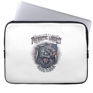 Housse Pour Ordinateur Portable Loup-garou patriotique Patriote Horreur Monstre Pa