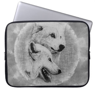 Housse Pour Ordinateur Portable Loups