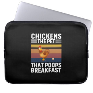 Housse Pour Ordinateur Portable Louvain de poulet | Poulet L'Animal