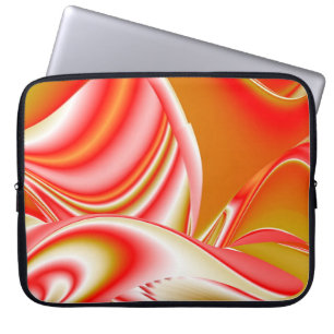 Housse Pour Ordinateur Portable Love and Gold Abstrait 3D Rainbowart