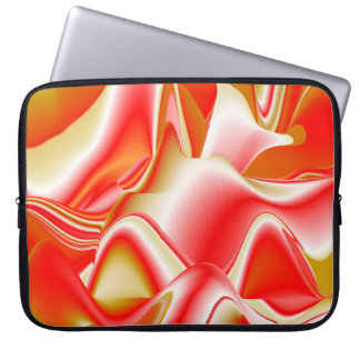 Housse Pour Ordinateur Portable Love and Gold Abstrait 3D Rainbowart