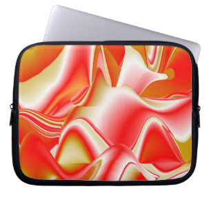 Housse Pour Ordinateur Portable Love and Gold Abstrait 3D Rainbowart