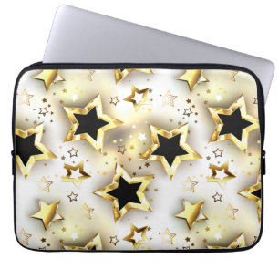 Housse Pour Ordinateur Portable Lumière transparente avec étoiles or