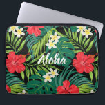 Housse Pour Ordinateur Portable Luna Hibiscus Garden Hawaiian - Rouge et Noir<br><div class="desc">Rouge, À feuillage persistant, citron vert, jaune et noir. Des fleurs d'Hibiscus et de plumeria dansent sur fond de monstère et de palmiers feuilles. Ces fleurs sont couramment utilisées dans les vêtements pour chemise aloha et muu muus, créant un design qui rappelle les estampes hawaïennes des les années 50 et...</div>