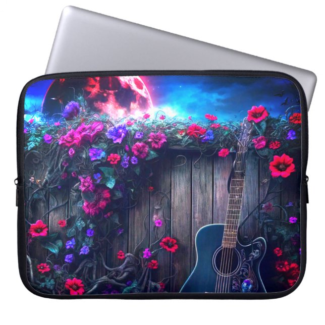 Housse Pour Ordinateur Portable Lune (Devant)