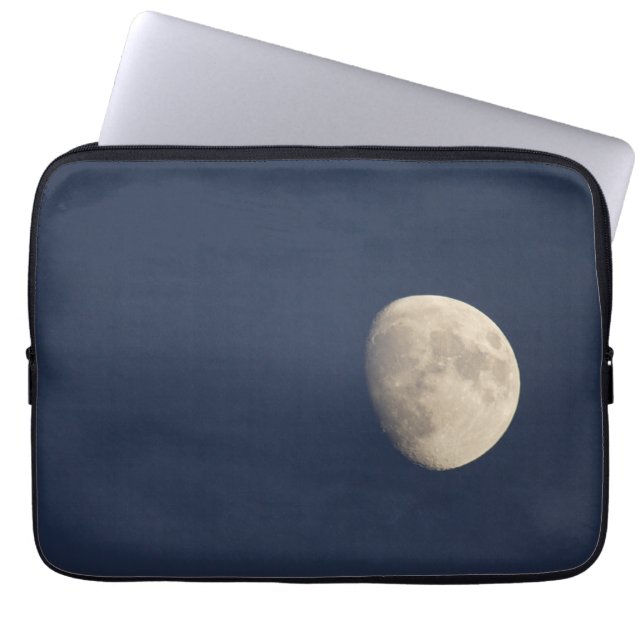 Housse Pour Ordinateur Portable Lune au début de soirée (Devant)