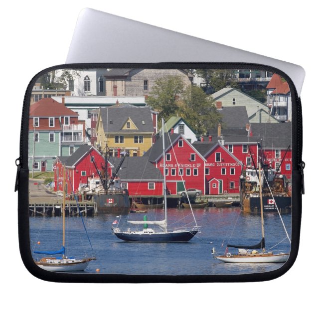 Housse Pour Ordinateur Portable Lunenburg, Nouvelle-Écosse, Canada. 3 (Devant)