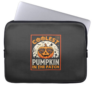 Housse Pour Ordinateur Portable Lunettes de soleil Halloween Citrouille la plus co