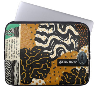 Housse Pour Ordinateur Portable Luxe africain asiatique caribéen sophistiqué