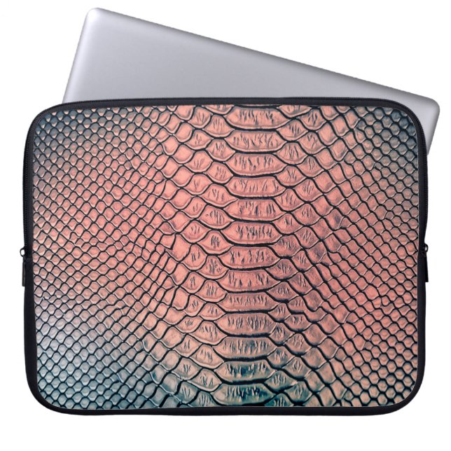 Housse Pour Ordinateur Portable Luxury snake skin texture backgroundtexture,leathe (Devant)