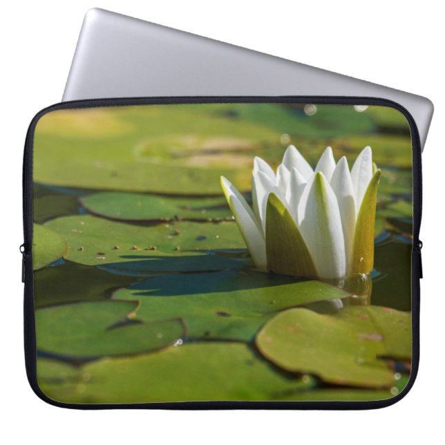 Housse Pour Ordinateur Portable Lys d'eau (Devant)