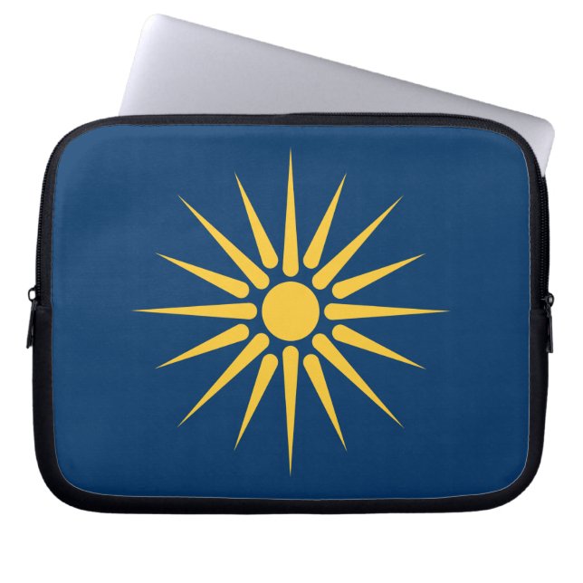 Housse Pour Ordinateur Portable Macedonia Flag Laptop Sleeve (Devant)