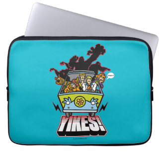 Housse Pour Ordinateur Portable Machine Mystère "Yikes !" Dessin