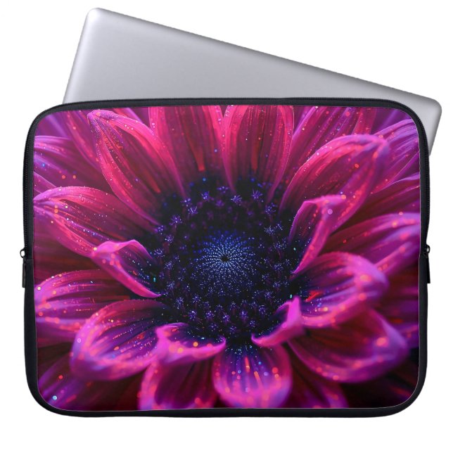 Housse Pour Ordinateur Portable Macro Nébuleuse Fuchsia 15 pouces (Devant)