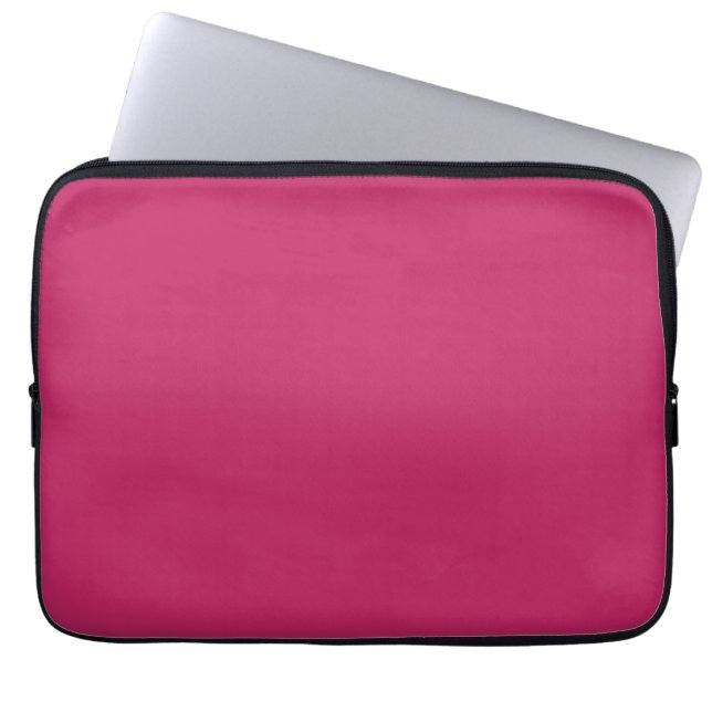 Housse Pour Ordinateur Portable Magenta rose solide (Devant)