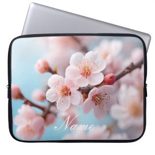 Housse Pour Ordinateur Portable Magie en fleurs roses