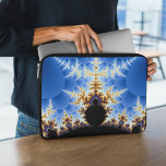 Housse Pour Ordinateur Portable Magnifique Mandelbrot Fractal<br><div class="desc">La pochette d'ordinateur portable en néoprène présente un bel art fractal - le fameux Mandelbrot ensemble en bleu,  noir,  orange et blanc. Ce sac d'ordinateur portable coloré et symétrique est un grand cadeau pour tous les amoureux fractaux et les mathématiciens.</div>