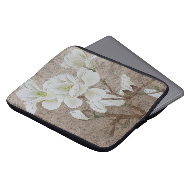 Housse Pour Ordinateur Portable Magnolia blossom (Devant haut)