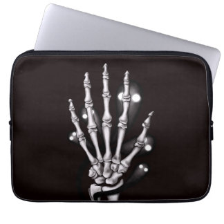 Housse Pour Ordinateur Portable Main de squelette avec des fantômes Déplaisants go
