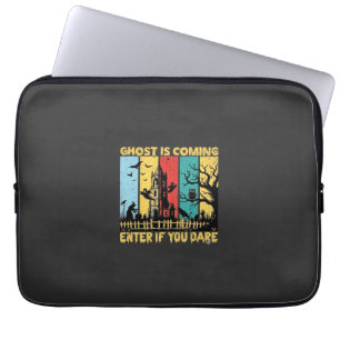 Housse Pour Ordinateur Portable Maison Hantée Halloween Sorcière Chouette Arrivée
