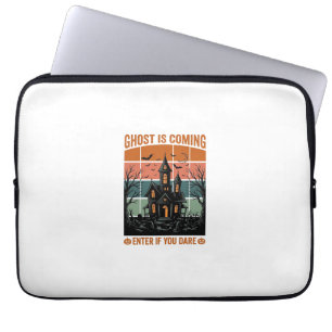 Housse Pour Ordinateur Portable Maison Hantée Vintage Ghost Arrive Halloween Dé