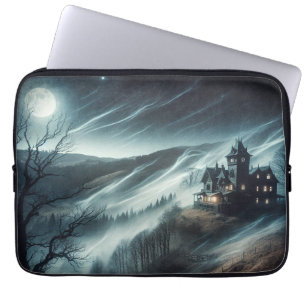 Housse Pour Ordinateur Portable Maison haunted