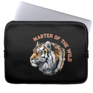 Housse Pour Ordinateur Portable Maître Tigre de la Jungle
