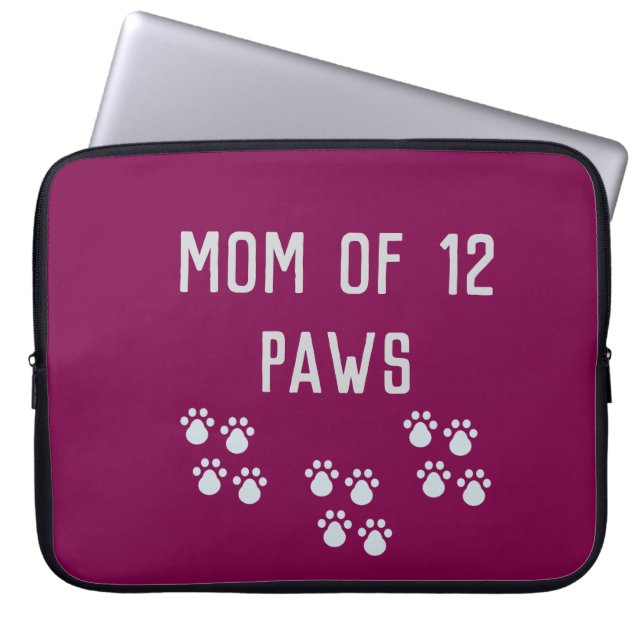 Housse Pour Ordinateur Portable Maman de 12 pattes (Devant)