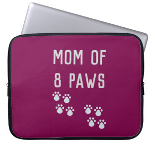 Housse Pour Ordinateur Portable Maman de 8 pattes
