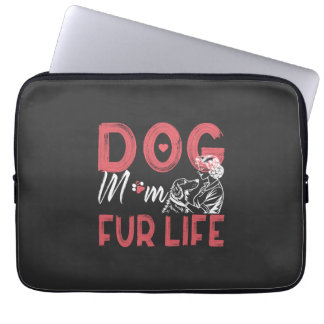 Housse Pour Ordinateur Portable Maman de chien pour la vie Fête des mères Cadeaux