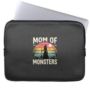Housse Pour Ordinateur Portable Maman Halloween de monstres Sorcière Coucher de so