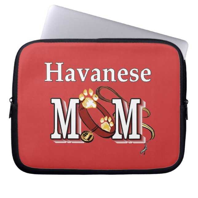 Housse Pour Ordinateur Portable Maman Havanaise (Devant)