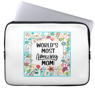 Housse Pour Ordinateur Portable Maman la plus Extraordinaire du monde