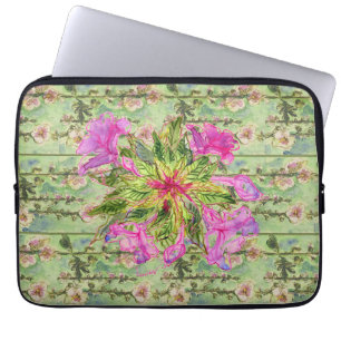 Housse Pour Ordinateur Portable Manche Balsam et Manches de Mallow par Alexandra C