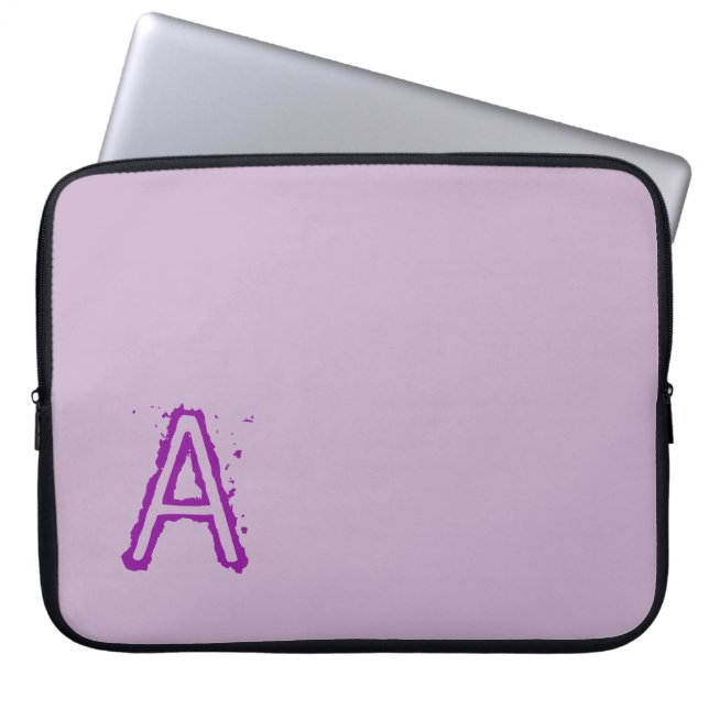 Housse Pour Ordinateur Portable Manche de portable violet (Devant)