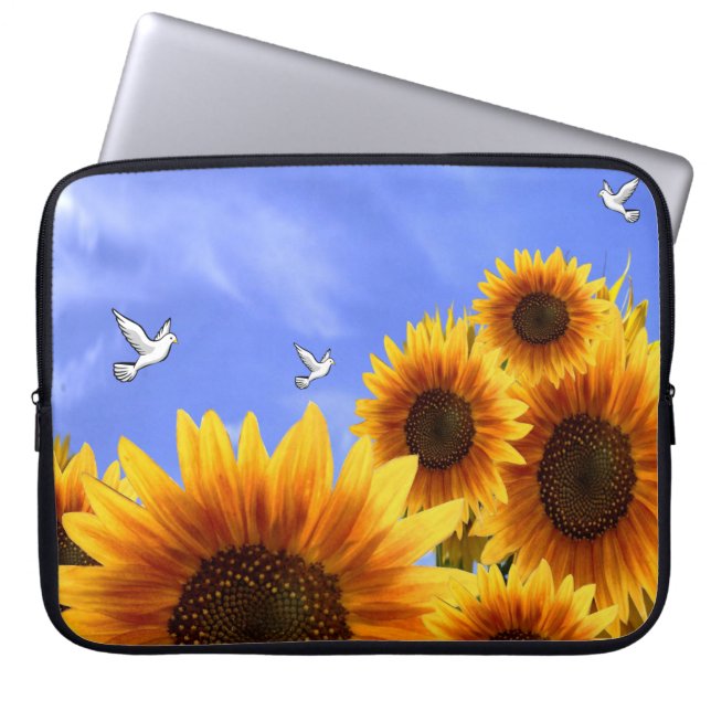 Housse Pour Ordinateur Portable Manche de tournesol pour Ipad (Devant)