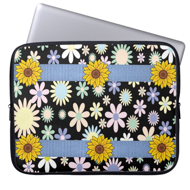 Housse Pour Ordinateur Portable Manche de tournesol pour Ipad (Devant)