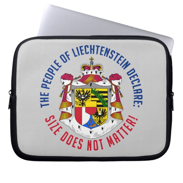 Housse Pour Ordinateur Portable Manche d'ordinateur du Liechtenstein (Devant)
