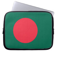Manche d'ordinateur portable avec drapeau du Bangl