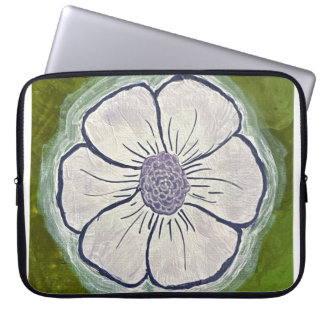 Housse Pour Ordinateur Portable Manche d'ordinateur portable blanc et violet