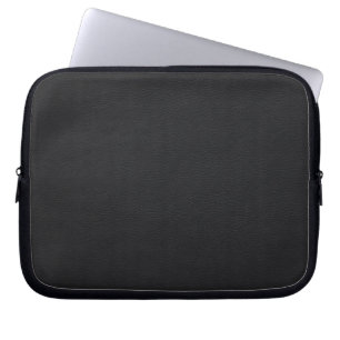 Housse Pour Ordinateur Portable Manche d'ordinateur portable en cuir noir en néopr