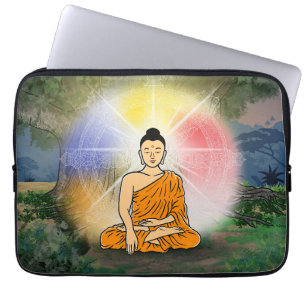 Housse Pour Ordinateur Portable Manche d'ordinateur portable en dharma de Bouddha 