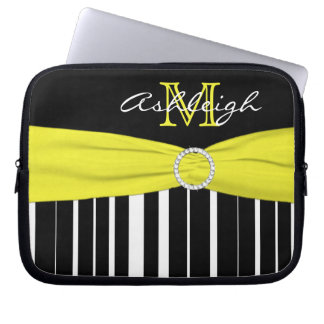 Housse Pour Ordinateur Portable Manche d'ordinateur portable en ruban FAUX noir ja