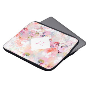 Housse Pour Ordinateur Portable Manche d'ordinateur portable Floral personnalisé