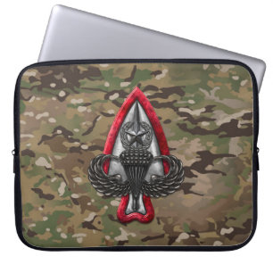 Housse Pour Ordinateur Portable Manche d'ordinateur portable Fort Liberty Camo 15
